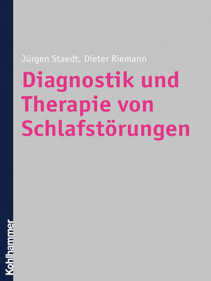 cover image of Diagnostik und Therapie von Schlafstörungen